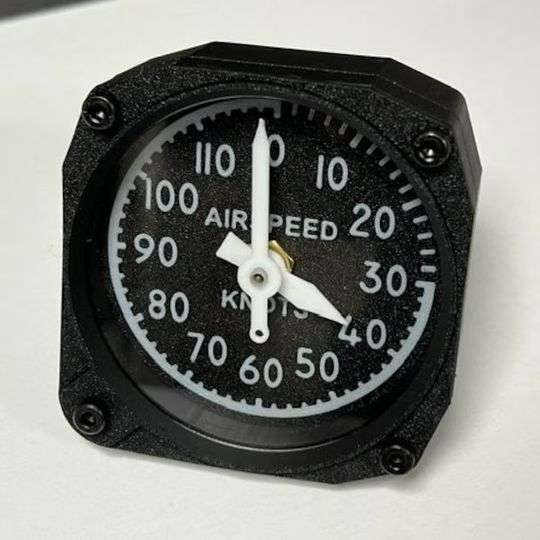 Aviation desk clock - Airspeed