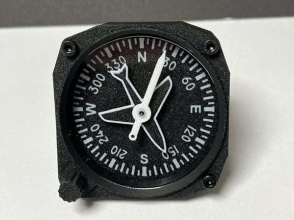 Aviation desk clock - Heading Indicator