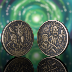 Rick and Morty Collectible Challenge Coin