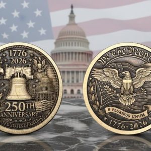250th Anniversary US Capitol Brass Coin